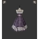 Iris De Nuit Angelonia Flower Wall Blouse JSKs and One Piece(Reservation/2 Colours/Full Payment Without Shipping)